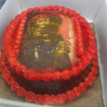 Imagen de Cake Vainilla con Crema de chocolate ELEGUA