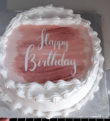 Imagen de Cake Vainilla con Crema de chocolate CUMPLEAÑOS PINTURA